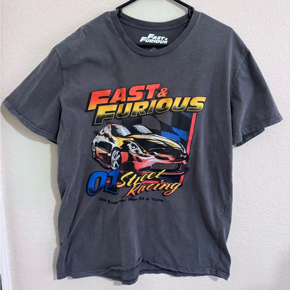 Fast & Furious Gray Graphic T-Shirt‎ XL
